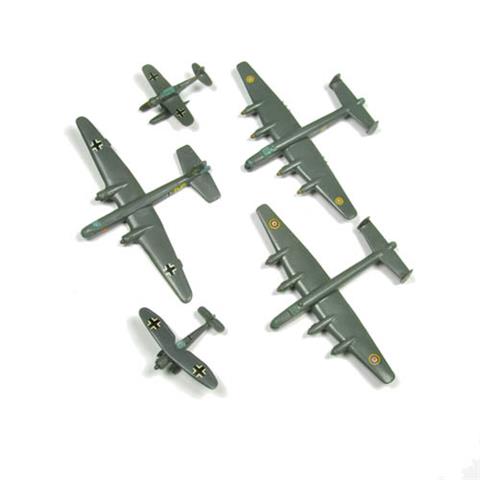 Konvolut 5 Flugzeuge (2.Wahl)