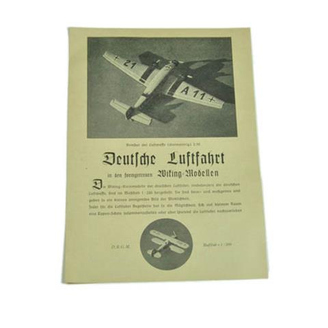 Flugzeug-Preisliste (um 1937)