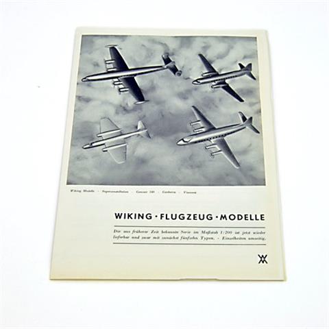 Flugzeug-Preisliste (um 1958)