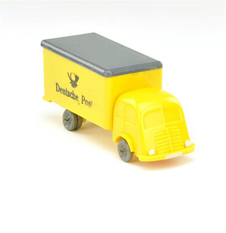 Postwagen Fiat, gelb/d'-basaltgrau