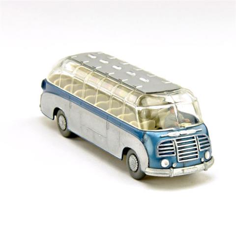 Setra-Bus, blaumetallic (Dachfläche gesilbert)