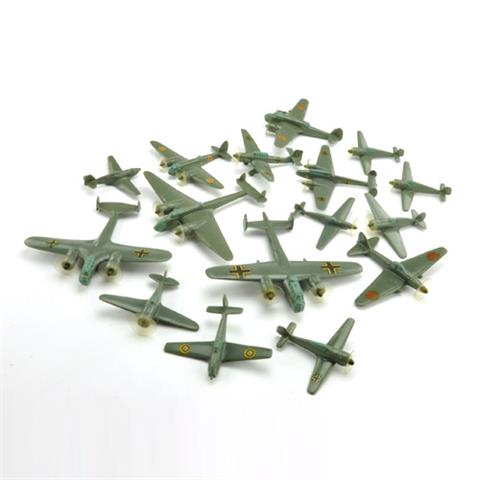 Konvolut 16 Flugzeuge (Vorkrieg)