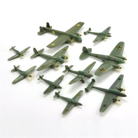 Konvolut 10 Flugzeuge (Vorkrieg)