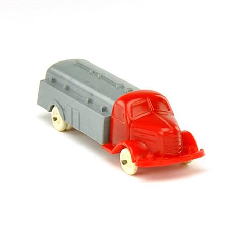 Tankwagen Dodge, rot/staubgrau (Räder weiß)