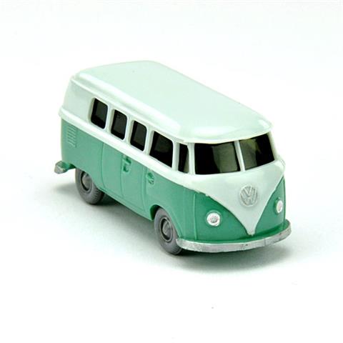 VW T1 Bus (alt), bläulichweiß/türkis