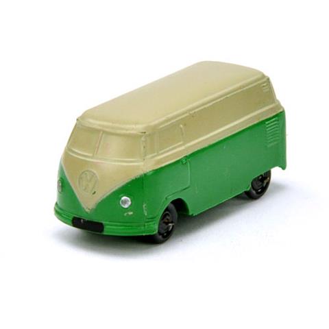 VW-Lieferwagen, beige/grün
