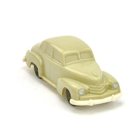 Opel Kapitän 1951, hellgelbgrau/weiß