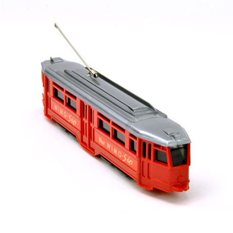 Straßenbahn-Triebwagen Wimo-Sip, rot