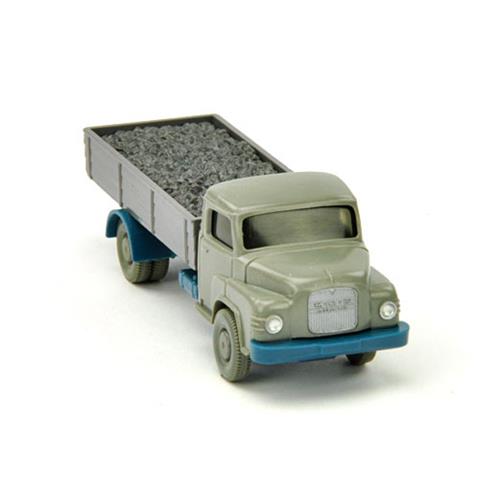 MAN Kohlenwagen, betongrau/basaltgrau/azurblau