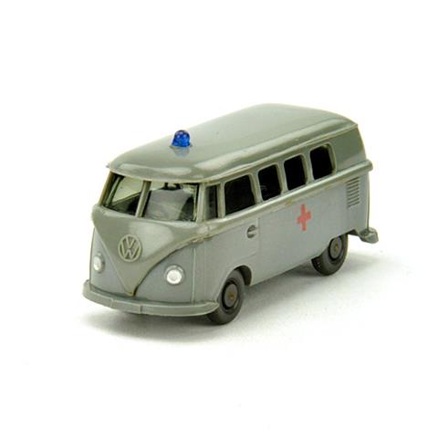 VW T1 Bus Rotkreuz, betongrau (Druck)
