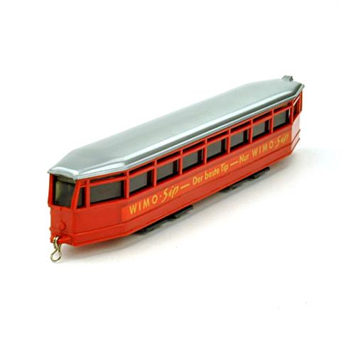Straßenbahn-Anhänger "Wimo-Sip", rot