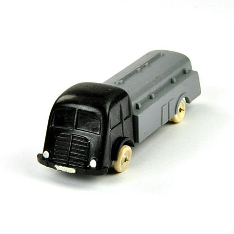 Tankwagen Fiat, schwarz/staubgrau (Räder weiß)
