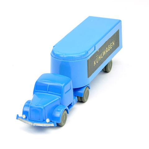 Sattelzug Henschel Kühlwagen, signalblau