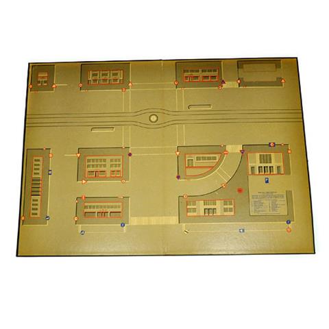 Straßenplan-Tafel (um 1955)