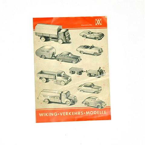 Preisliste 1958 (für Belgien)