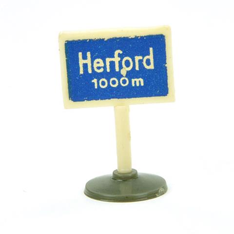 Verkehrszeichen (Typ 1) "Herford 1000m"