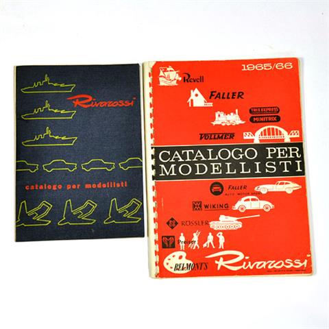 Konvolut 2 Rivarossi-Kataloge der 60er Jahre