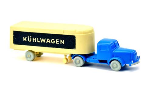 Sattelzug Henschel Kühlwagen, creme