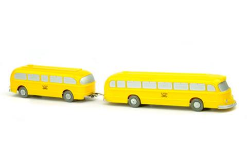 Postbus MB O 6600 mit Anhänger