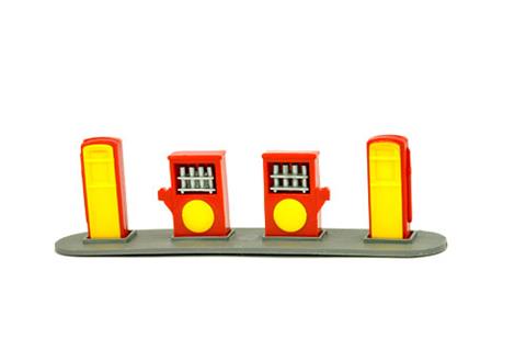Kleine Tankstelle (Typ 3), rot/gelb (Shell)