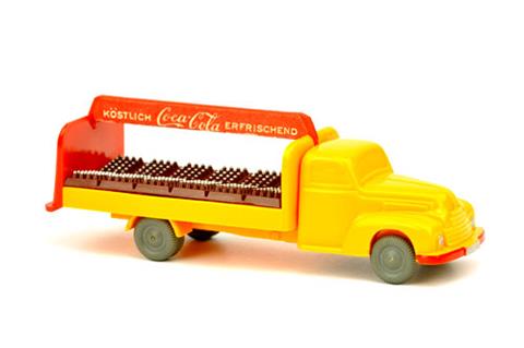 Coca-Cola Getränkewagen Ford, chromgelb