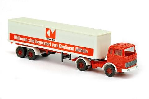 Kontinent/A - Koffer-SZ MB 1620, orangerot