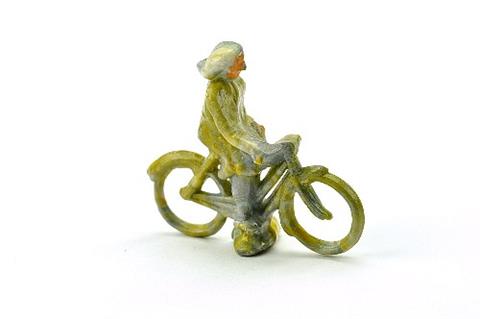 Radfahrer (weiblich), misch-grün