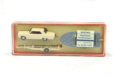 Geschenkpackung Motorboot (um 1975)