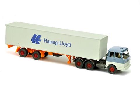 Hapag-Lloyd/7KM - blaugrau/weiß