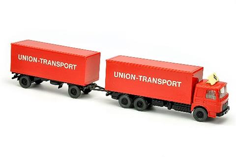 Union-Transport - Koffer-Lastzug MAN Büssing