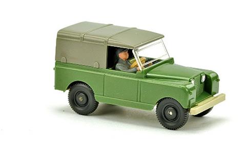 Land Rover, dunkelmaigrün/hellgelbgrau