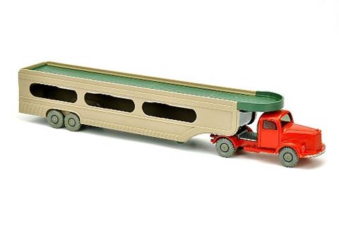 PKW-Transporter MB 3500, rot/olivgrau/graugrün