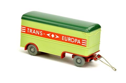 Möbelanhänger Trans Europa, lindgrün