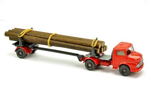 Langholztransporter MB 1413, rot