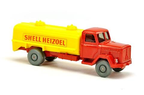 Tankwagen Saturn Shell Heizöl, rot/gelb