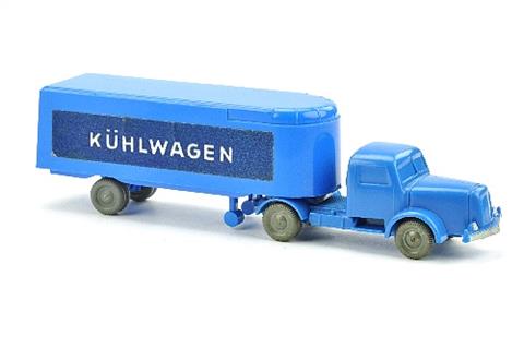 Sattelzug Henschel Kühlwagen, himmelblau
