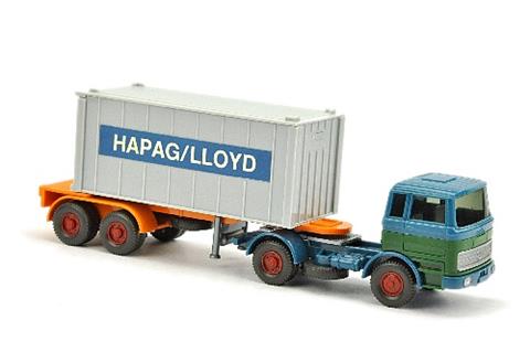 Hapag-Lloyd/3GL - MB 1620, azurblau/laubgrün