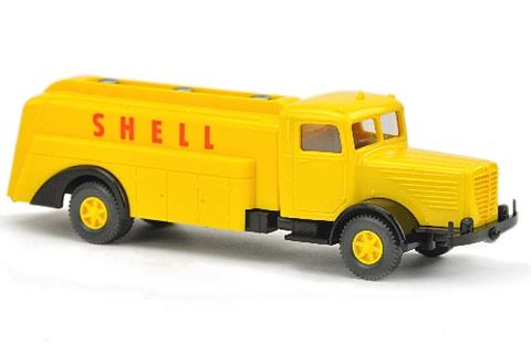 Shell-Tankwagen Büssing 8000, gelb/schwarz