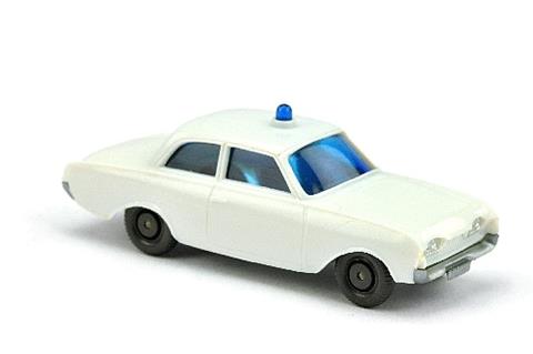 Polizeiwagen Ford Badewanne, weiß (mit "20")