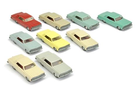 Konvolut 9 Chevrolet Malibu der 60er/70er Jahre