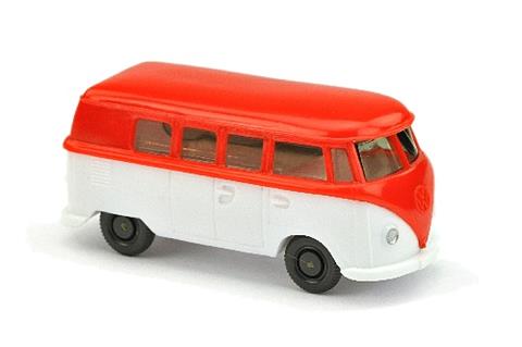 VW T1 Bus (alt), orangerot/weiß