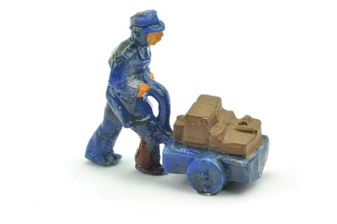 Handwagenfahrer (Typ 1), misch-blau