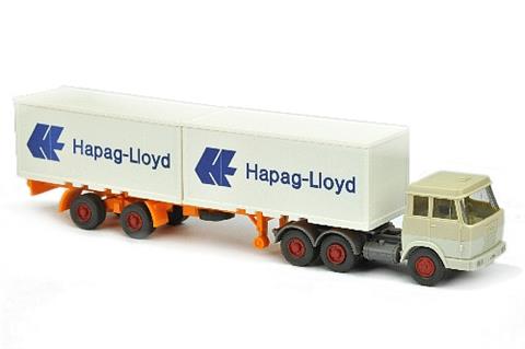 Hapag-Lloyd/7AP - hellelfenbein/grauweiß