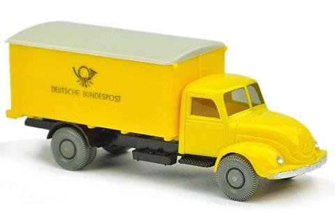 Postwagen Magirus Bundespost, gelb/schwarz