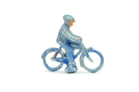 Radfahrer (männlich), misch-hellblau