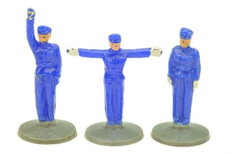 Konvolut 3 Polizisten (ultramarin)