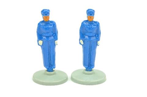 Konvolut 2 Polizisten (himmelblau)