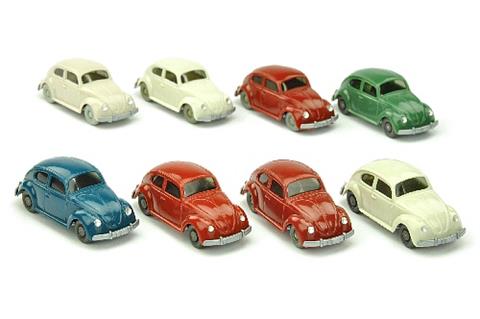 Konvolut 8 VW Käfer (Typ 5) der 60er Jahre