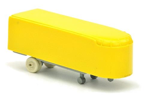 Sattelzug-Auflieger, gelb/staubgrau (Räder weiß)