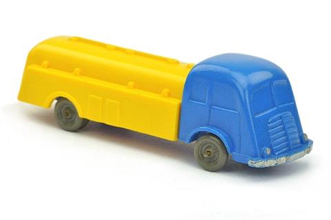 Tankwagen Fiat, himmelblau/gelb